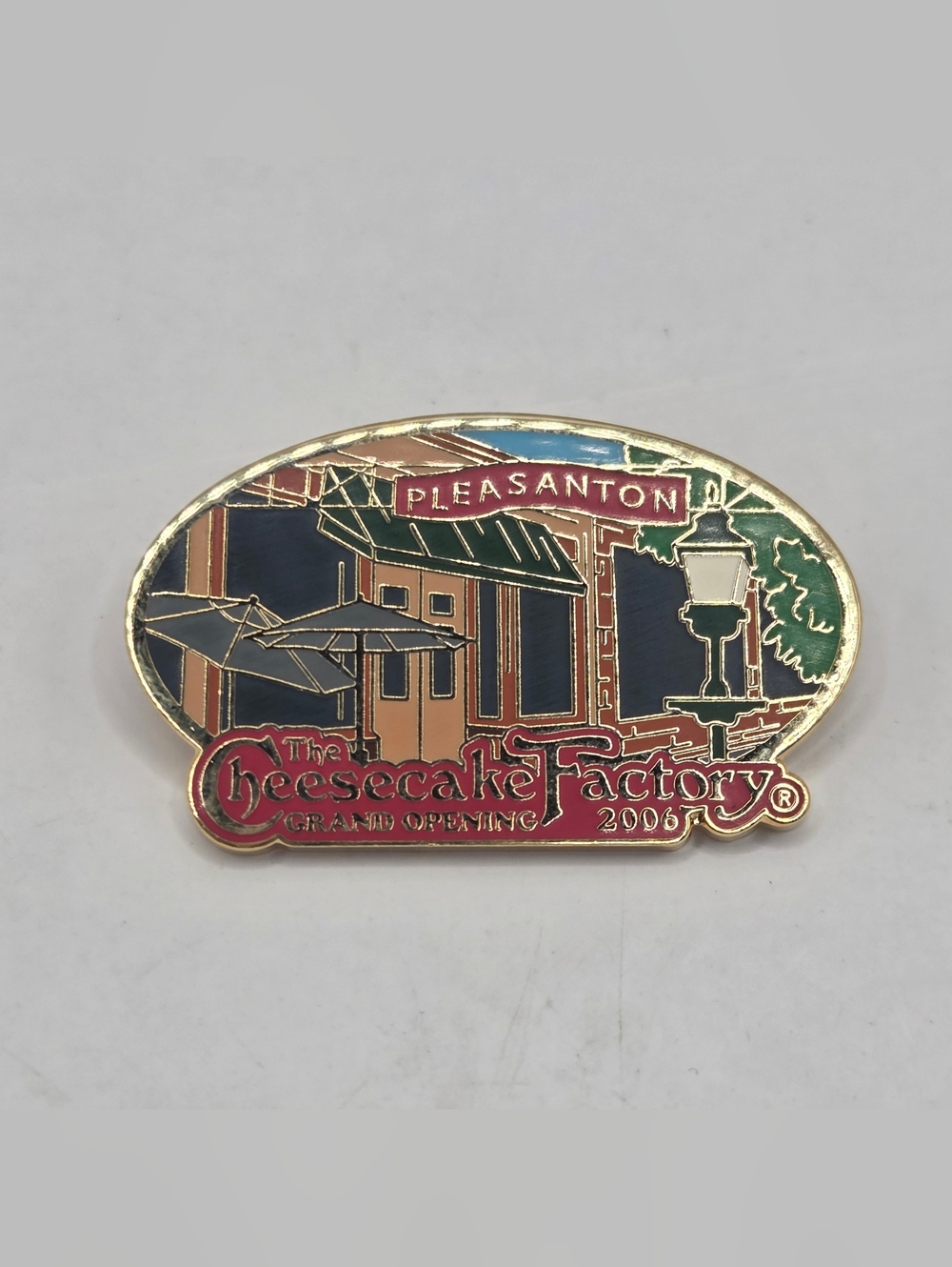 The Cheesecake Factory Pleasanton California Grand Opening 2006 Pin RARE